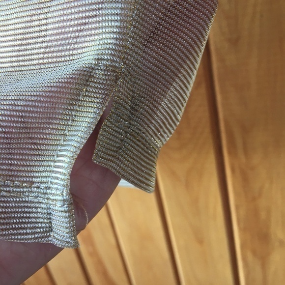SEEK the label sheer top with metallic gold - Picture 3 of 6